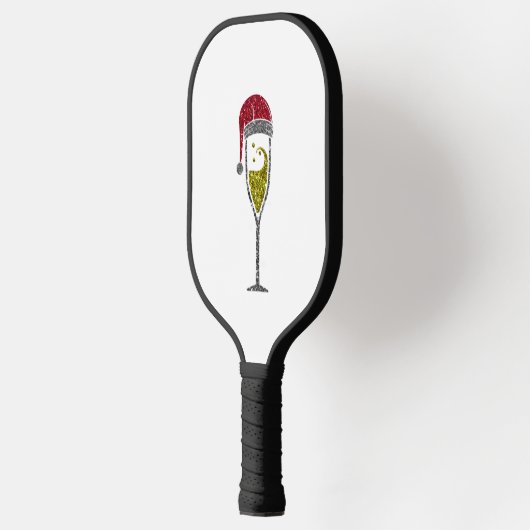 Champagne Prosecco-mousserende kerstwinter Pickleball Paddle (Links)