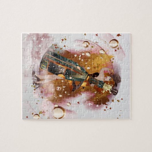 "champagne"-puzzel legpuzzel (Horizontaal)