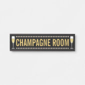 Champagne Room Deurbordje (Voorkant)
