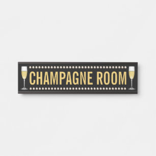Champagne Room Deurbordje
