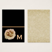Champagne Roos bruiloft cadeau Labels of vouw een  Visitekaartjes (Voorkant /achterkant)