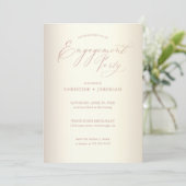 Champagne Roos Gold Typografie in het Verenigd Kon Kaart (Staand voorkant)