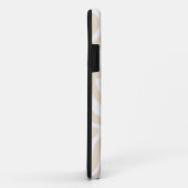 Champagne roze Abstract golfpatroon Case-Mate iPhone Case (Achterkant/rechts)