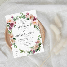 Champagne & Roze Bloemen 2 Huwelijk