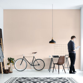 Champagne roze effen kleur behang