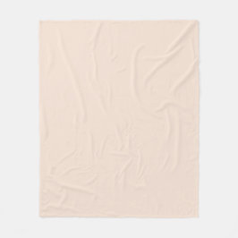 Champagne roze effen kleur fleece deken
