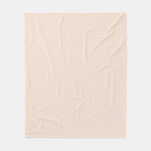 Champagne roze effen kleur fleece deken (Voorkant)