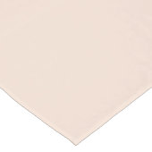 Champagne roze effen kleur korte tafelloper (Hoek)