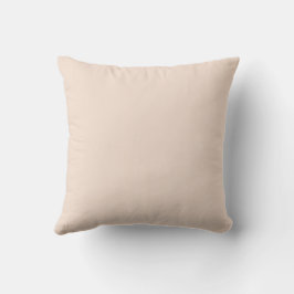 Champagne roze effen kleur kussen