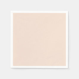 Champagne roze effen kleur servet