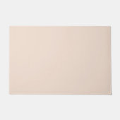 Champagne Roze Effenkleurige Kleur Deurmat (Voorkant)