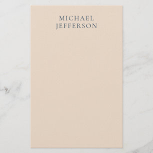 Champagne Roze Kleur Minimalistisch Eenvoudig Mode Briefpapier