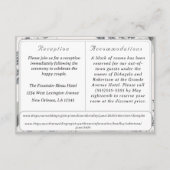 Champagne Roze Lace Wedding Enclosure Kaart (Voorkant)