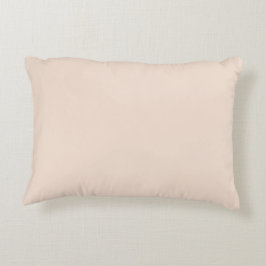 Champagne roze Plain Solid Kleur Accent Kussen