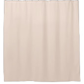 Champagne roze Plain Solid Kleur Douchegordijn (Voorkant)