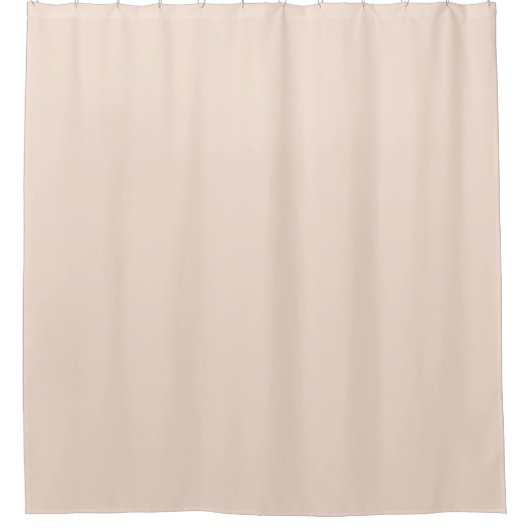 Champagne roze Plain Solid Kleur Douchegordijn (Voorkant)