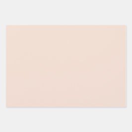 Champagne roze Plain Solid Kleur Inpakpapier Vel
