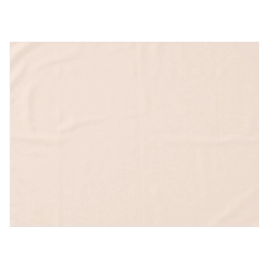 Champagne roze Plain Solid Kleur Tafelkleed (Voorkant (Horizontaal))