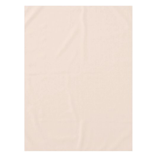 Champagne roze Plain Solid Kleur Tafelkleed (Voorkant)