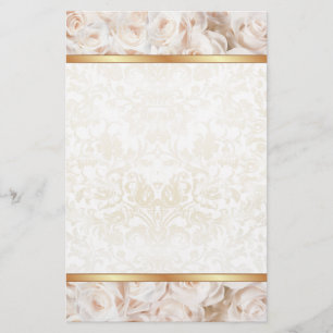 Champagne Roze Rose Elegance Briefpapier