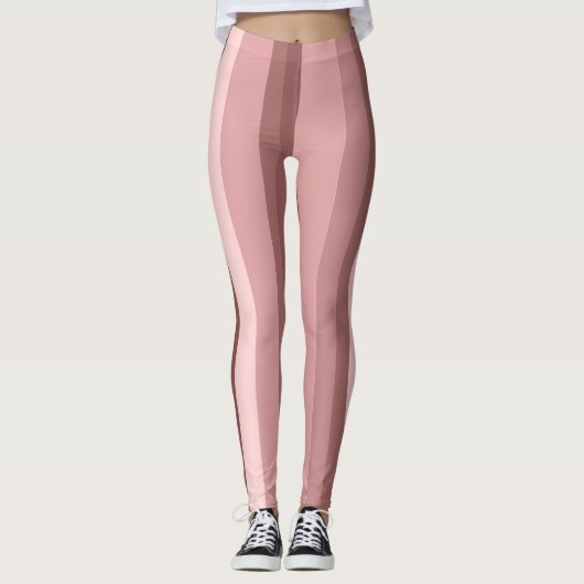 Champagne-Rozen Leggings (Voorkant)