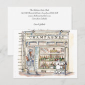 CHAMPAGNE SAINT SULPICE BRIEFKAART (Voorkant / Achterkant)