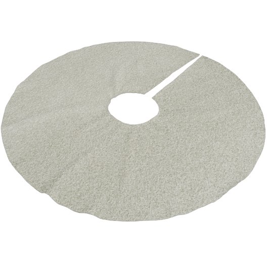 Champagne Sand Glitter Kerstboom Rok (Gekanteld)