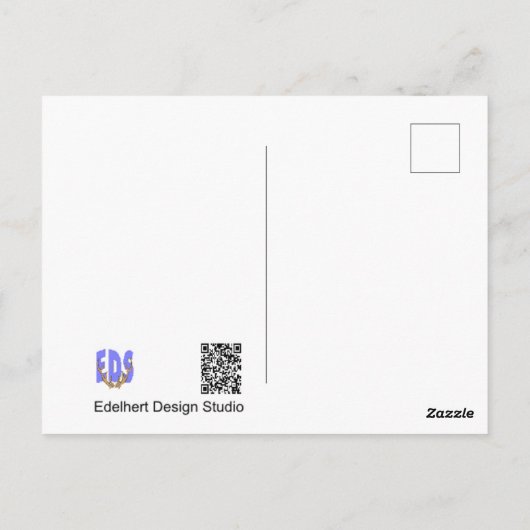 Champagne Santa New Year Cust. Briefkaart tekst (Achterkant)