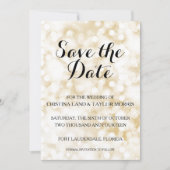 Champagne Save the Date (Voorkant)
