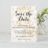 Champagne Save the Date (Staand voorkant)