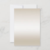 Champagne Sequins Diamond Bow Sla de datum Save The Date (Achterkant)