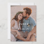 Champagne Shades - Foto Wedding V2 Kaart (Voorkant)