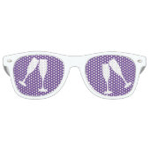 Champagne Shades Retro Zonnebril (Voorkant)