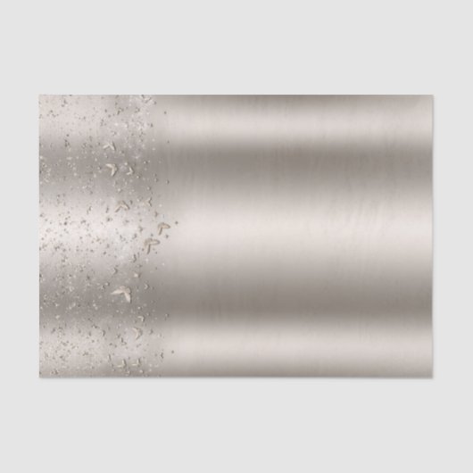 Champagne Shimmer Flutter Butterfly Sweet 16 Party Tissuepapier (Voorkant)