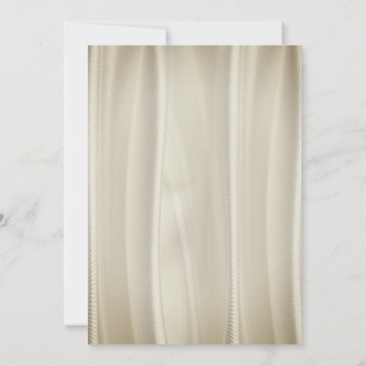 Champagne Silk met goudzijde Kaart (Achterkant)