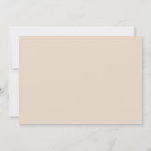 Champagne simple modern photo wedding save the date (Achterkant)