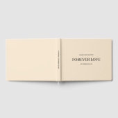 Champagne Simple Wedding Guest Book Gastenboek (Volledig)