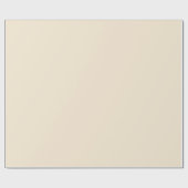 Champagne Solid Color Cadeaupapier (Vlak)