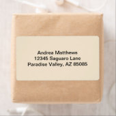 Champagne Solid Color Etiket (Insitu)