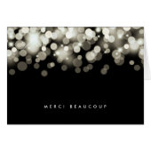 Champagne Spark Dank je kaarten (Voorkant Horizontaal)