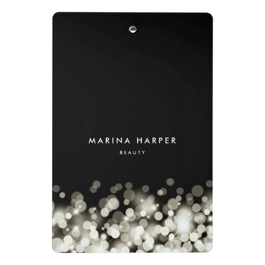 Champagne Spark - Gepersonaliseerd Mini Klembord (Achterkant)