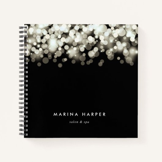 Champagne Spark - Gepersonaliseerd Notitieboek (Voorkant)
