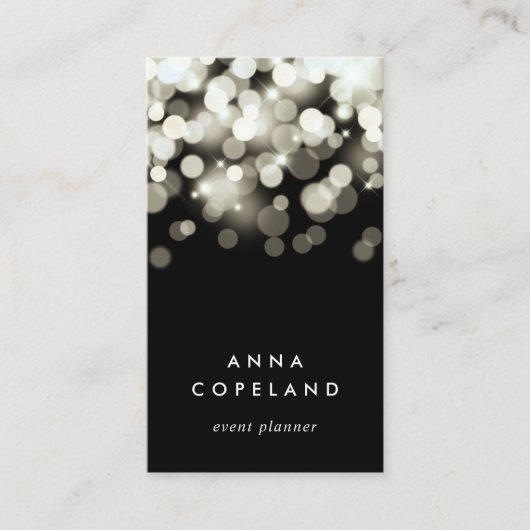 Champagne Spark - Verticaal Visitekaartje (Voorkant)