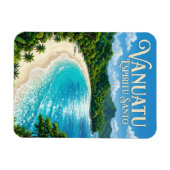 Champagne Strand Vanuatu Magneet (Horizontaal)