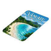 Champagne Strand Vanuatu Magneet (Linkerzijde)