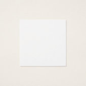 Champagne Stripes Glam Earring Display Kaarten Vierkante Visitekaartjes (Achterkant)