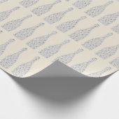 Champagne Swarovski Crystals Diamond Bottles Ivory Cadeaupapier (Hoek)