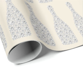 Champagne Swarovski Crystals Diamond Bottles Ivory Cadeaupapier