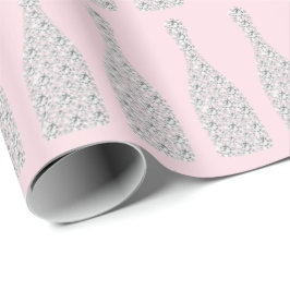 Champagne Swarovski Crystals Diamond Bottles Roze Cadeaupapier