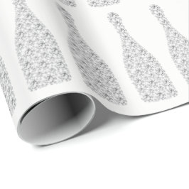 Champagne Swarovski Crystals Diamond Bottles White Cadeaupapier